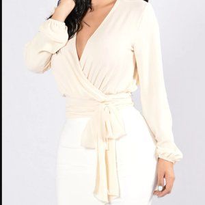 Fashion Nova Wraparound Top